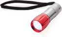 Merkloos Survival zaklamp LED - rood - compact formaat - preppen/outdoor/kamperen