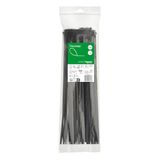 100 Thorsman 100 stuks kabelbinders van polyamide 370 x 4,8 mm, kleur zwart