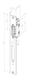Effeff 118.63 ProFix® 2 Elektrische inbouw deuropener type 118 | spanningsloos vergrendeld | met diode | met schootsignalering | 10-24V=~ | (11-13V
