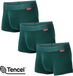 Undiemeister Korte Boxershort Heren - Misty Forest (Groen) - 3-Pack - Tencel - Maat S