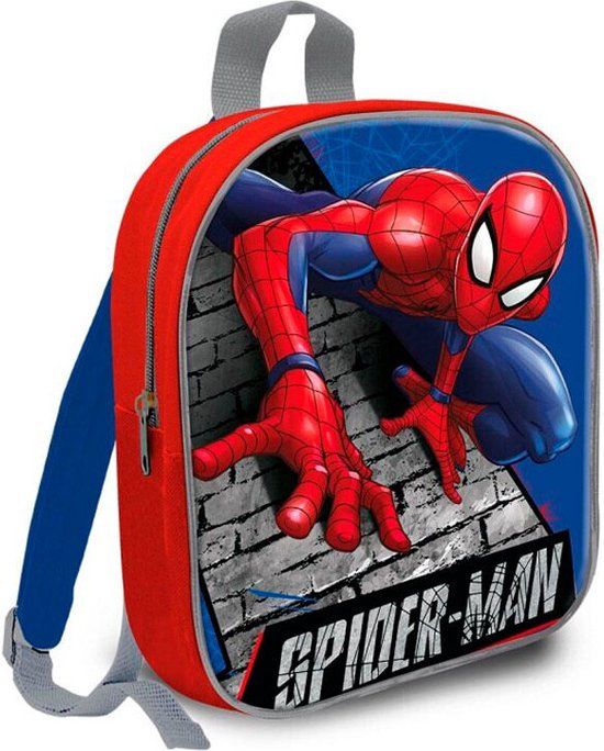Marvel Spiderman Backpack - 29cm - Unisex - Blue/Red - 20L - Kids