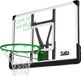 Salta Center Panneau de basket-ball – Panneau de basket-ball avec anneau de dunk pour montage mural – Pour enfants et adultes – Noir