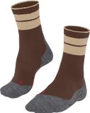FALKE Heren Sokken Gestreept Chestnut 39-41
