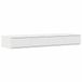 vidaXL Bedlades Wit 120 x 36,5 x 16,5 cm Bewerkt Hout