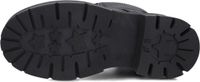 Wysh Gisele Veterboots Dames Zwart Leer Maat 38