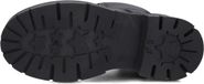 Wysh Gisele Veterboots Dames Zwart Leer Maat 38