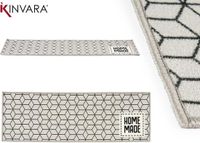 Kinvara Keukenloper Home Made - Zwart/Wit - 40x120 cm