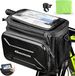 Vélo Sacoche de guidon 6 litres - Étanche - Avec adaptateur de guidon