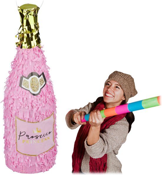 Relaxdays Pinata Champagnefles