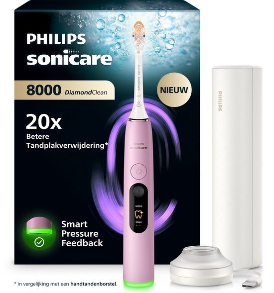 Philips Sonicare DiamondClean 8000 Elektrische Tandenborstel - Blossom Pink - HX8311/15