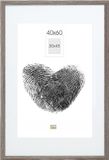 Deknudt Frames Fotolijst met passe-partout - grijs - 30x45 / 40x60 cm