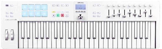 Arturia KeyLab Essential - MIDI Keyboard - 49 toetsen - MK3 - Alpine White