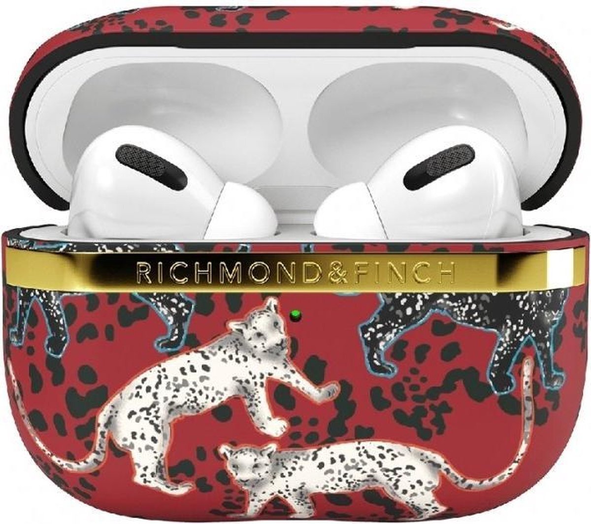 Richmond & Finch Samba Red Leopard Airpod Pro Cas for Universal red