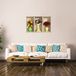 3D-muursticker leliebloemen en rozen 60 x 90 cm