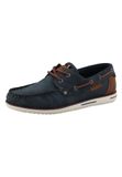 MUSTANG Mocassins marine / bruin