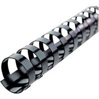ACCO Brands GBC CombBind - 14 mm - 21 ringen - A4 - 125 vellen - zwart - 100 stuks plastic inbindkam