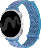 imoshion Nylon bandje - Geschikt voor Samsung Galaxy Watch 9 (40/44mm) / Watch 8 (40/44mm) / Classic (46mm) - Marineblauw