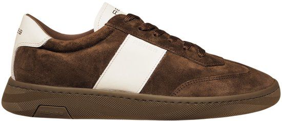 Rehab Zack suède heren sneakers - donkerbruin