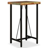 VidaXL Bartafel, massief gerecycled hout, 60x60x107 cm
