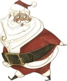 Sizzix Thinlits Die - Joyful Santa Claus