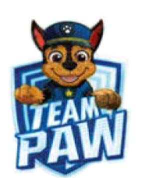 Mono-Quick Paw Patrol Chase Team Patch - 18151 - Iron-on/Sew-on