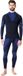 Ladeheid Set Thermobroek en Thermoshirt - Heren - Zwart/Navyblauw - M