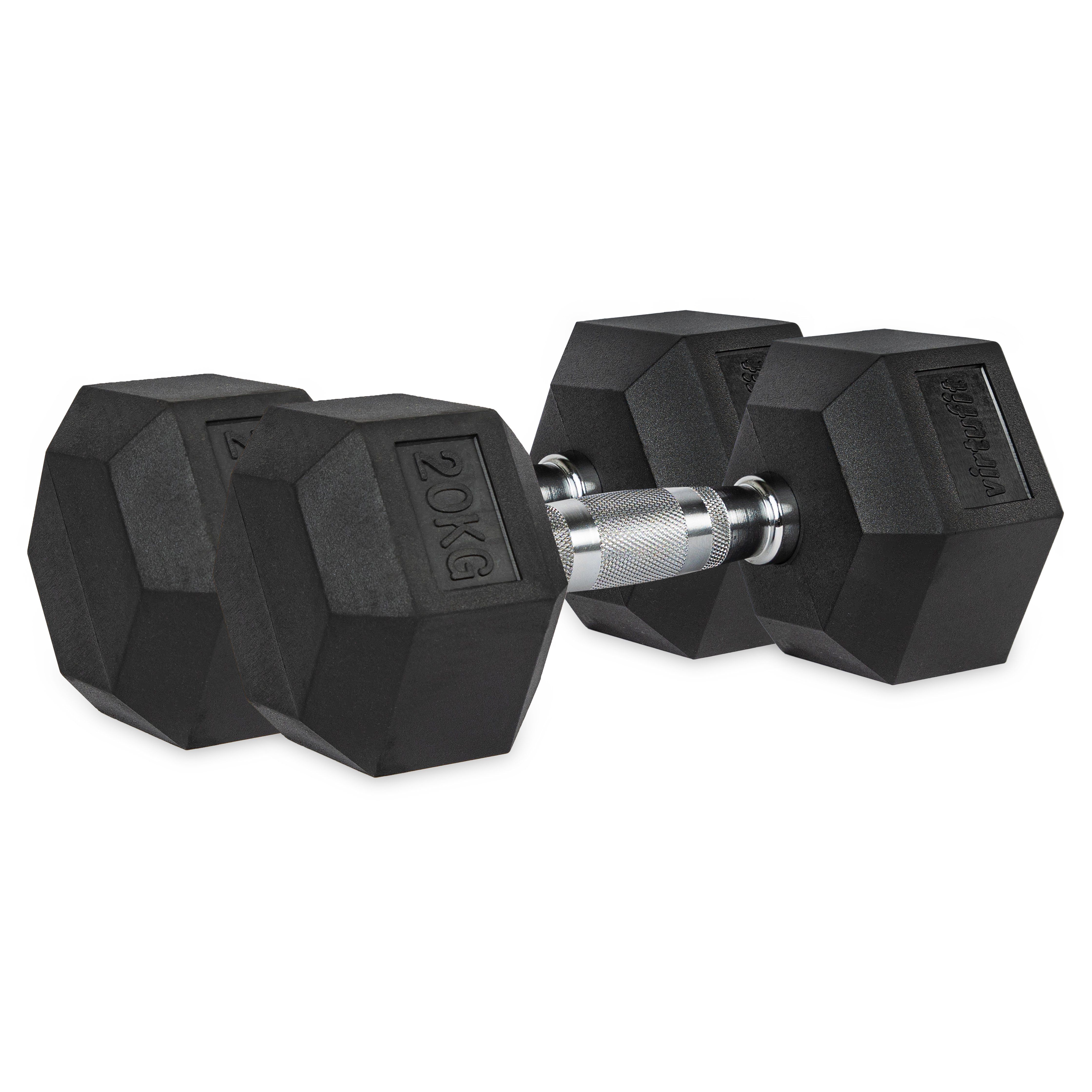 VirtuFit Hexa Dumbbell Pro Set - 2 x 20 kg