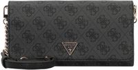GUESS Schoudertas Noelle II Xbody Flap Organizer Coal Logo Donkergrijs