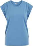WE Fashion Dames jersey singlet Blauw XXL