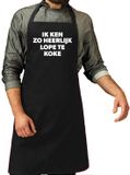 Bellatio Decorations Cadeau Keuken en BBQ schort - ik ken zo heerlijk lope te koke - Vader / Moederdag