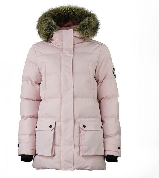 Peak Mountain Damesparka ANABEL/QI/ROSE - Roze - XL