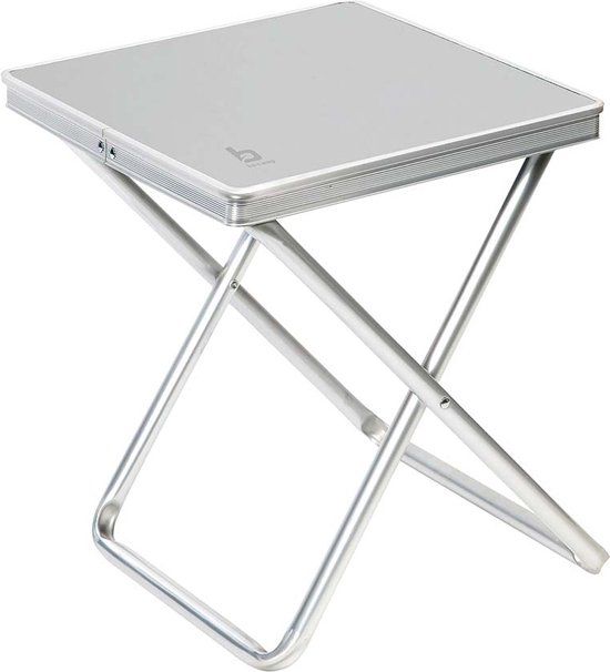 Bo-Camp Oplegblad voor krukje - Grijs - 40 x 40 cm