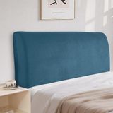 Pauwblauw Housse de tête de lit Velours Housse Tête de lit Housse Tête de lit de lit - 150 cm - Élastique