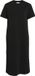 VILA Visiffi O-Neck S/S Midi Dress/Pb Zwart M