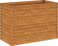 vidaXL Verhoogde tuinbak 100x50x69 cm cortenstaal