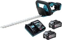 Makita taille-haie sur batterie 40 V max. 50 cm sans balai + 2x batterie 4,0 Ah + chargeur