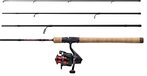 Abu Garcia Diplomat V2 Reiscombo - Hengel en Haspel - 2,13m - 5-21g - Zwart/Rood