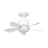 Orbegozo CP 152038 Plafondventilator, E27, 40 cm, 15 W, DC, 3 snelheden, stil, afstandsbediening, led, 10 W, 900 lm, 3000-6000 K, helderheid en kleur instelbaar, plafondmontage of standaard gloeilamp
