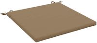 vidaXL Zitkussen SOEST 100% Polyester Taupe 80 x 80 x 3 cm