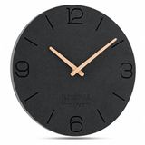 Flexibele FLEXISTYLE Flexibele wandklok, zwart, 30 cm