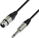 Adam Hall 4 STAR MFP 0300 Microfoonkabel | Rean® XLR vrouwelijk x jack TS | 3 m