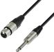 Adam Hall 4 STAR MFP 0300 Microfoonkabel | Rean® XLR vrouwelijk x jack TS | 3 m