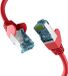 EFB-Elektronik CAT7 sFTP kabel 0.25 meter Rood