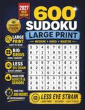 Large Print Sudoku for Adults: 600 Sudoku Puzzle Book