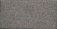 vidaXL Wand Hoofdbord 12 st 30 x 15 cm Lichtgrijs Stof