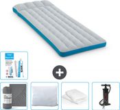 Intex Campingmat - Twijfelaar - 72 x 189 x 20 cm - Blauw