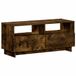 vidaXL TV-meubel 90 x 34.5 x 40 cm Gerookt eiken Bewerkt hout