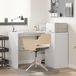 Maison Exclusive - Bureau d'angle avec tiroir, blanc, 102 x 88 x 75 cm