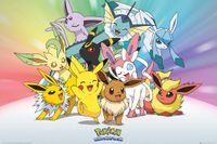 GB Pokemon Eeveelution Poster 91.5x61cm