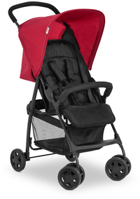 Hauck Sport Lightweight Stroller - Black/Red - 18kg - Girl